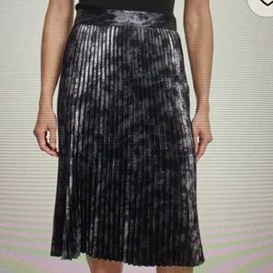 DKNY Metallic Midi Skirt